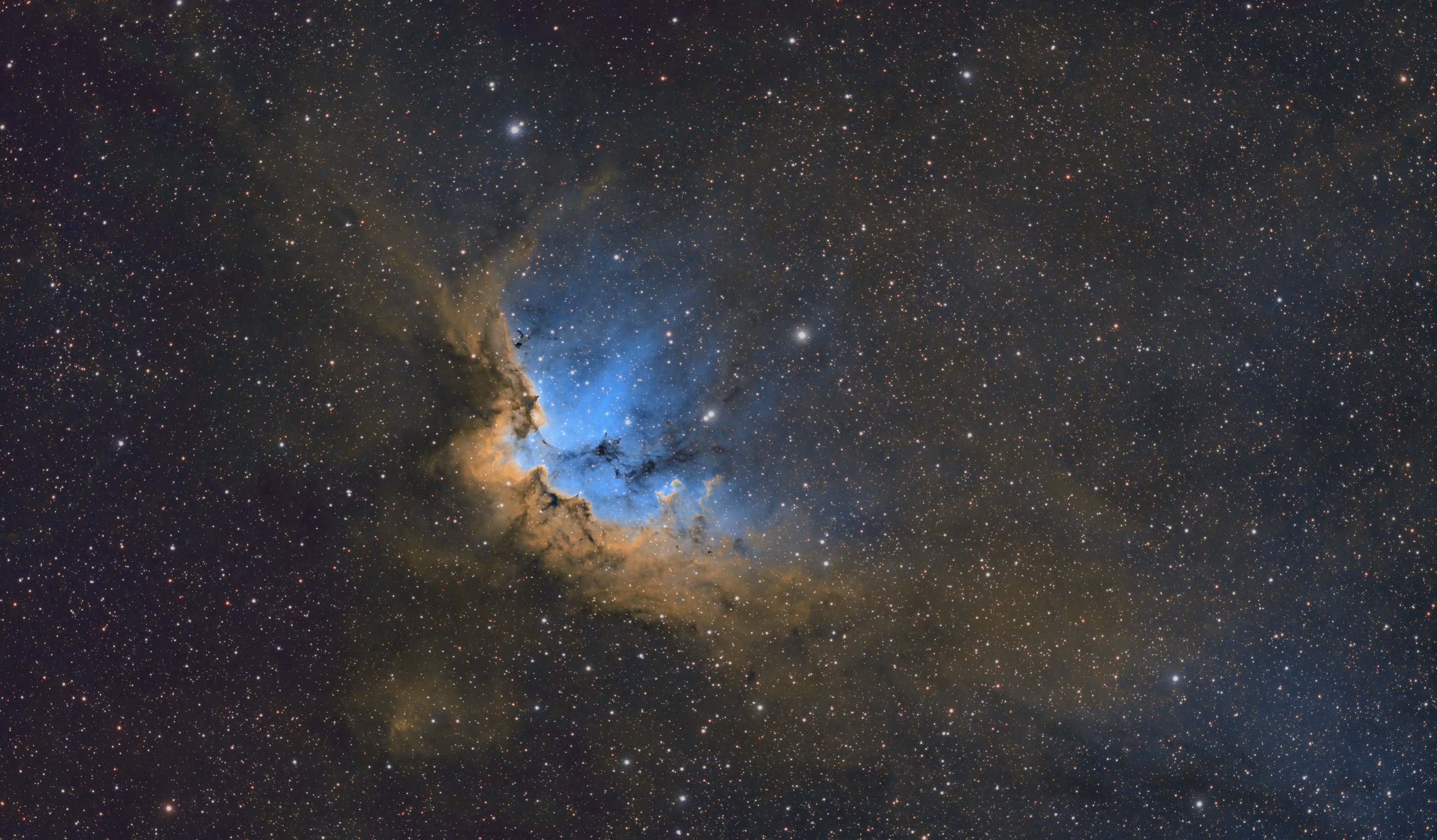 Discovering the Hubble Palette with NGC 7380 – The Wizard Nebula